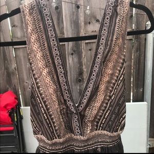 Shoulder-less Jumpsuit